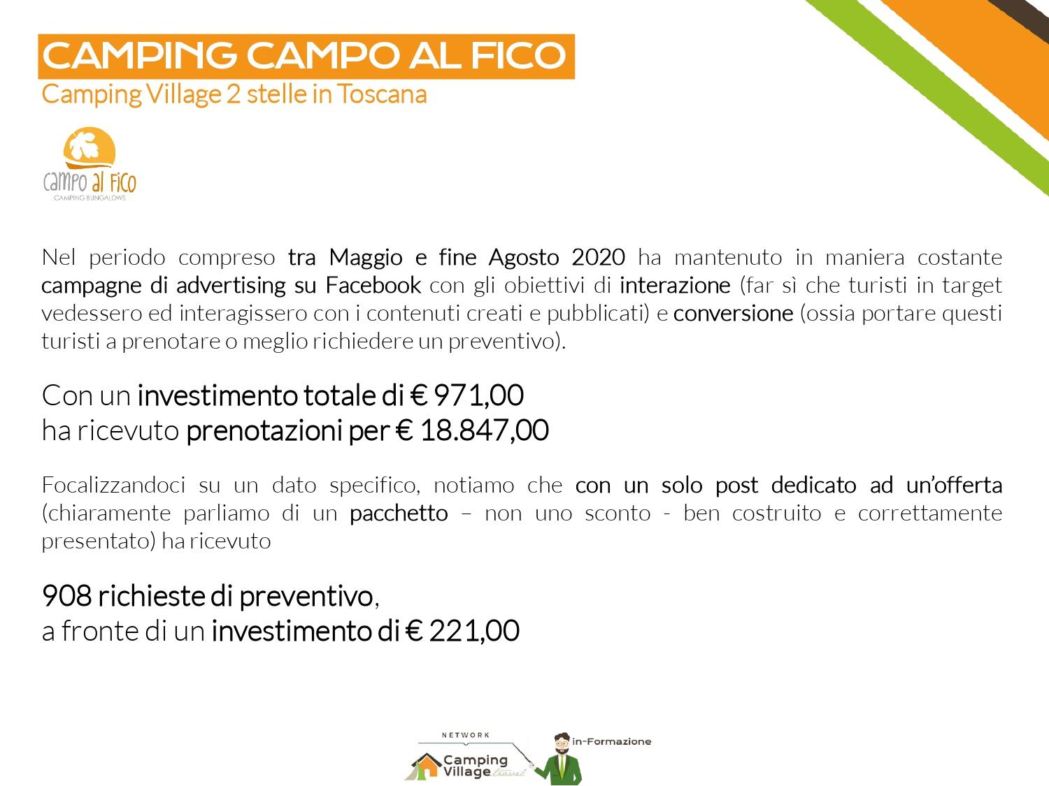 CAMPING CAMPO AL FICO Camping Village 2 stelle in Toscana 